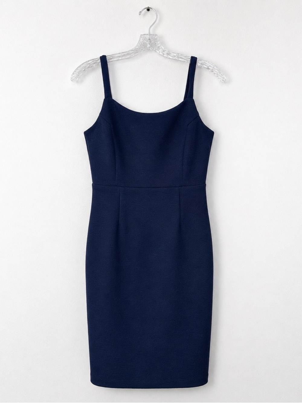 Lulus Navy Sheath Dress Strappy Career Cocktail Stretch Size M